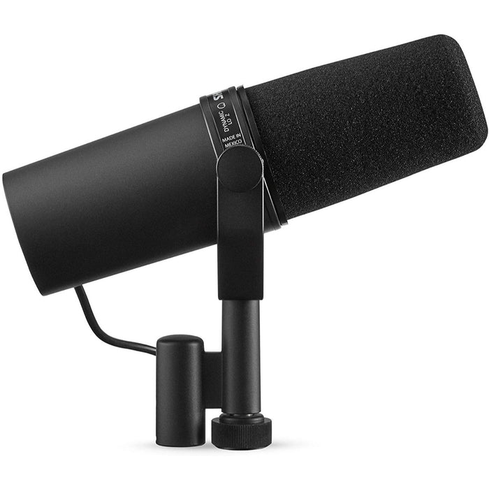SHURE | SM7B | Large Diaphragm Broadcast Dynamic Vocal Microphone | w/ Optional sE DM1 Preamp