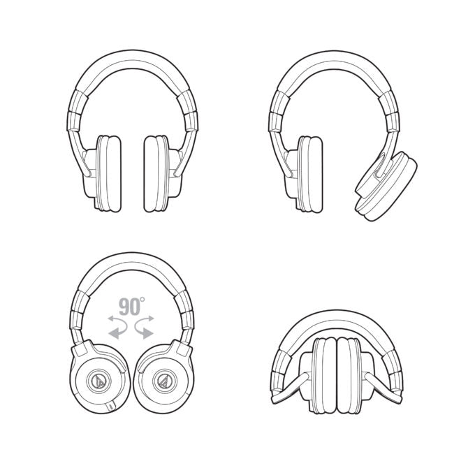 Audio Technica | ATH M40x | Monitor Over-Ear Headphones Black