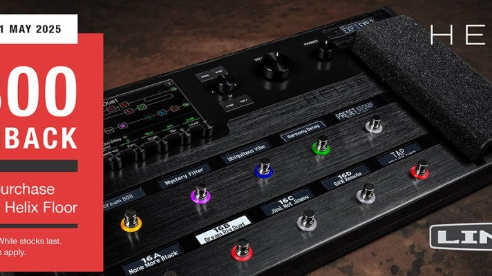 GET LINE 6 HELIX From Gsus4 & Claim $300 AUD Cashback! - Gsus4