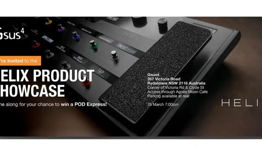 Line 6 Helix Product Showcase – Exclusive Demo & Giveaway - Gsus4