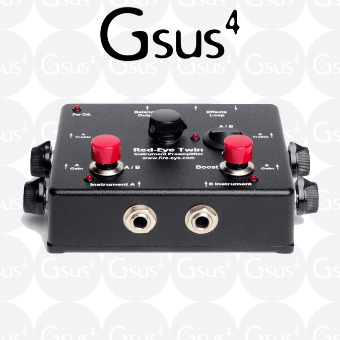 Red-Eye Twin - Gain Adjustment for Magnetic Pickups - Gsus4