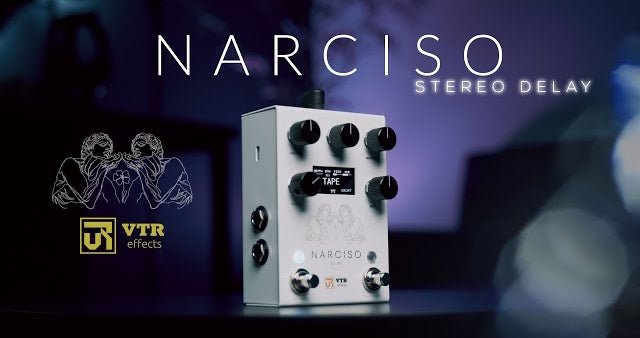 VTR Effects | NARCISO | Delay Pedal | English Manual