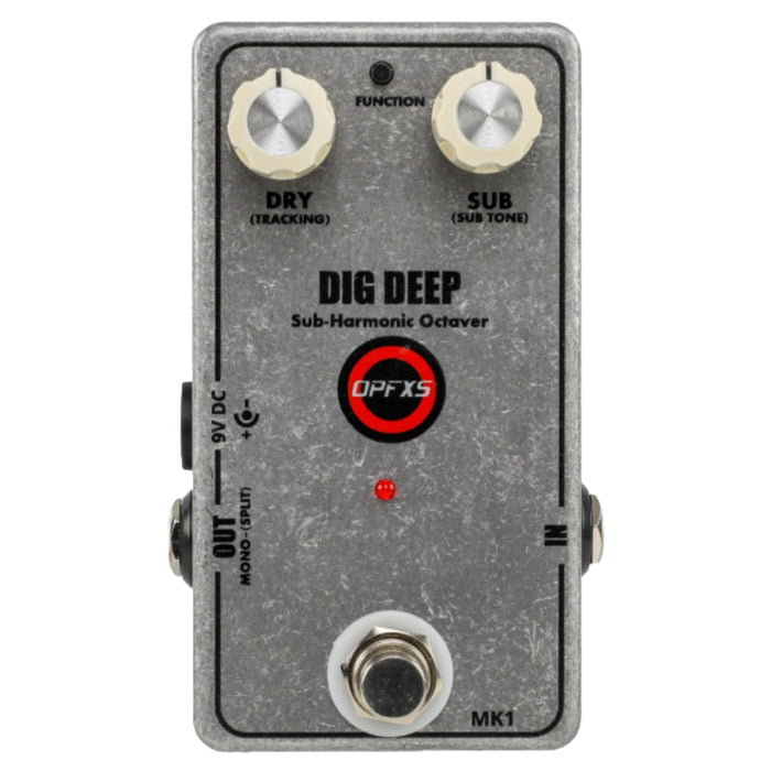 OPFXS Dig Deep MK1 Sub-Harmonic Octaver Pedal