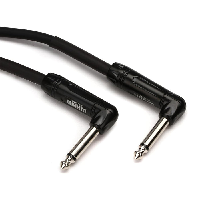 Warm Audio Pro Series Right Angle to Right Angle TS Cable - 1 Foot / 0.3M