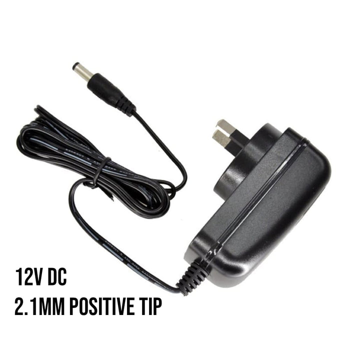 12V DC Power Supply | 1,000 mAh 2.1mm Center Positive | AU Plug (12V - DC - Positive - Centre - 1) - Gsus4