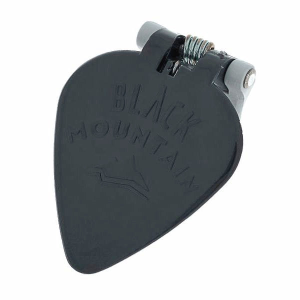 Black Mountain | Spring Loaded Thumb Pick | Right Handed | Black & Grey | 0.7mm