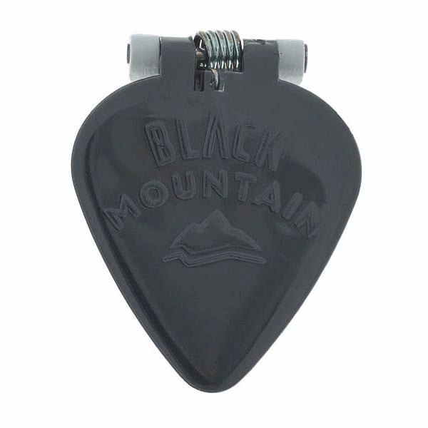 Black Mountain | Spring Loaded Thumb Pick | Right Handed | Black & Grey | 0.7mm