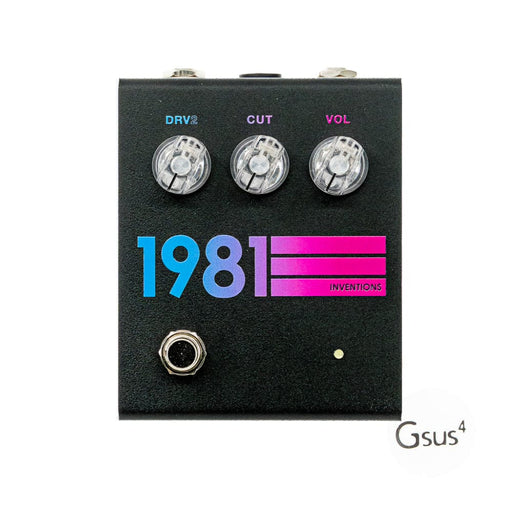 1981 Inventions | DRV2 | Preamp / Distortion | Black Hyperfade (AUD-IN-BH) - Gsus4