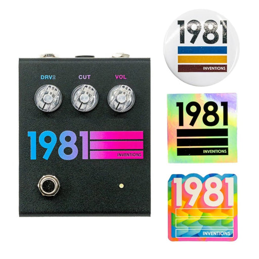 1981 Inventions | DRV2 | Preamp / Distortion | Black Hyperfade (AUD-IN-BH) - Gsus4