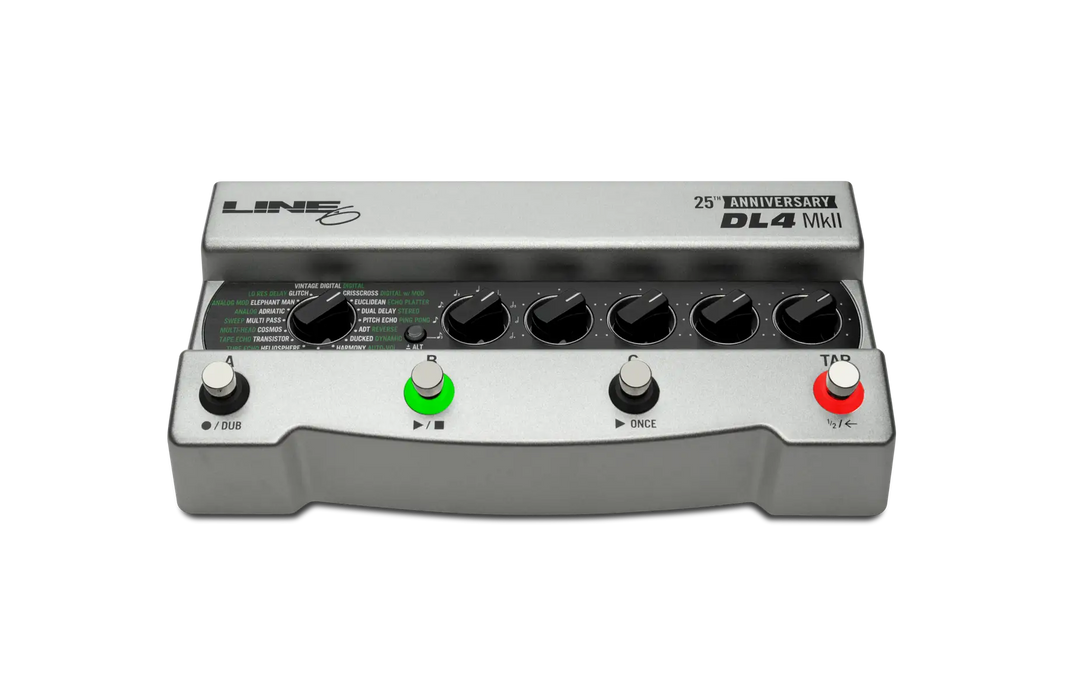 Line 6 | DL4 MK2 | 25th Anniversary Silver Limited Edition | Advanced Delay Modeller