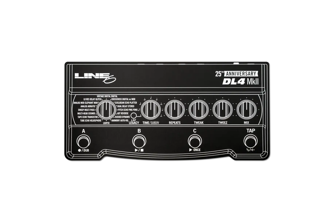 Line 6 | DL4 MK2 | 25th Anniversary Silver Limited Edition | Advanced Delay Modeller