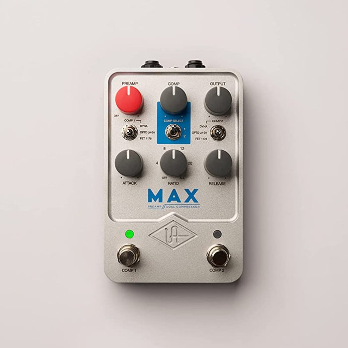 Universal Audio | UAFX MAX | 610 Preamp & Dual Compressor Pedal | w/ FREE 1x TourGear Design Cable