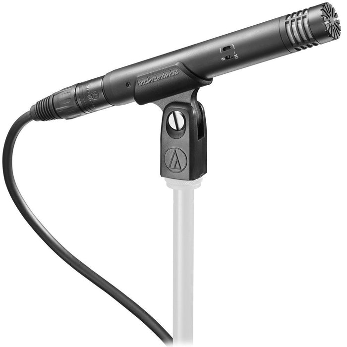 Audio Technica | AT4021 | Small Diaphragm Cardioid Electret Condenser w/ Clamp, Windscreen