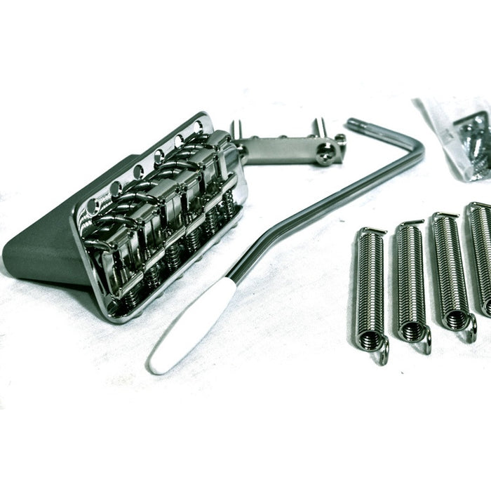 Gotoh GE101T Vintage 6-point Tremolo Bridge in Black Chrome Finish
