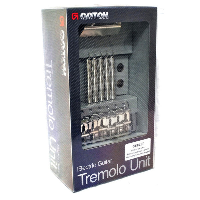 Gotoh GE101T Vintage 6-point Tremolo Bridge in Chrome Finish