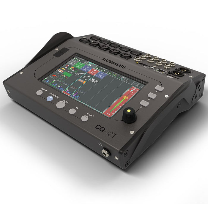 Allen & Heath | CQ12T | 12 Ch Touchscreen 96kHz Digital Mixer | w/ Bluetooth & SD/USB