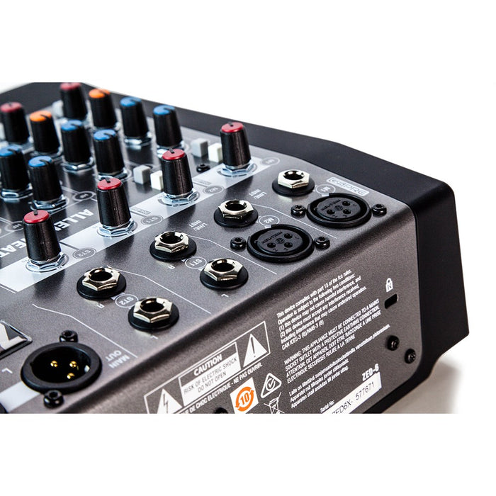 Allen & Heath | ZED-6 | 6Ch Compact Mixer | 2x Mic & Line, 2x Stereo Inputs w/ 2 Band EQ