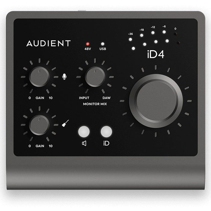Audient iD4 MK2 2-In/2-Out Professional Audio Interface