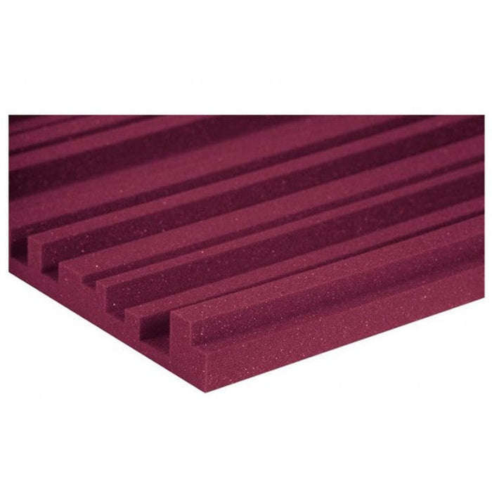 Auralex 2 Inch Studiofoam Metro 2x4 Foot Panels - Burgundy x 12