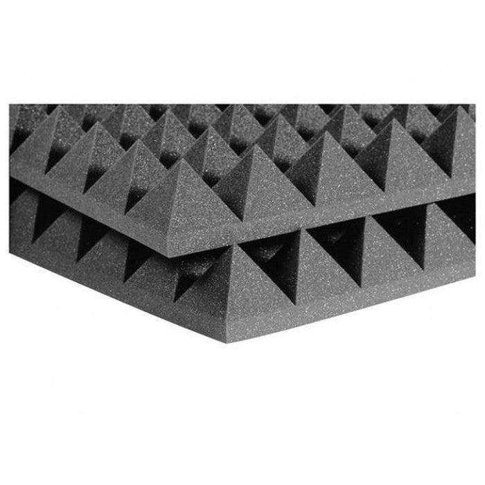 Auralex 2 Inch Studiofoam Pyramid 2x4 Foot Panels - Charcoal x 12