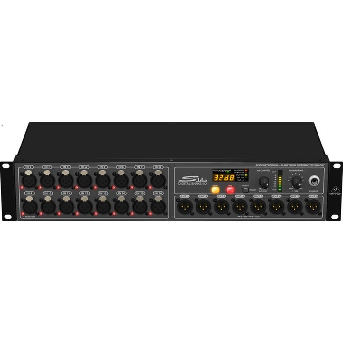 Behringer S16 Digital Snake Stage Box w/ 16 MIDAS Preamps