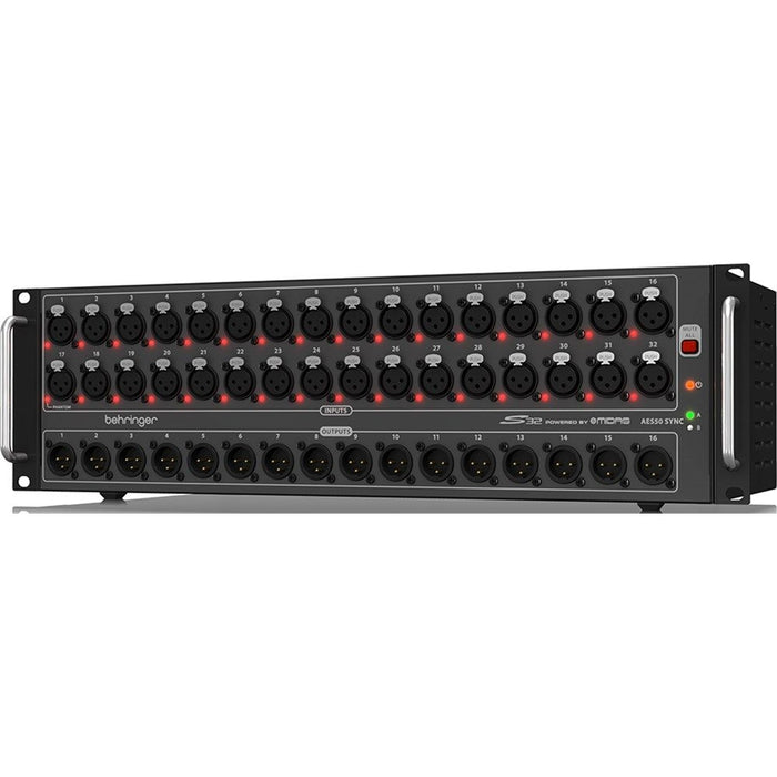 Behringer S32 Digital Snake Stage Box w/ 32 MIDAS Preamps