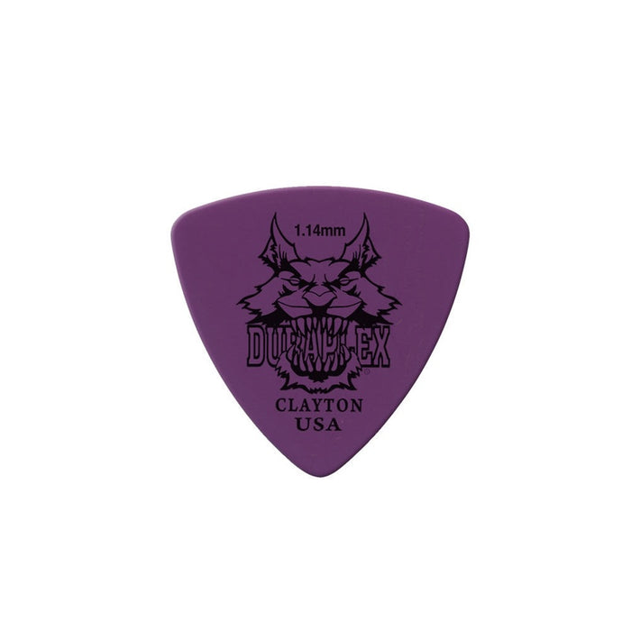 Clayton Duraplex Rounded Triangle Guitar Picks (1.14mm) - 12pk