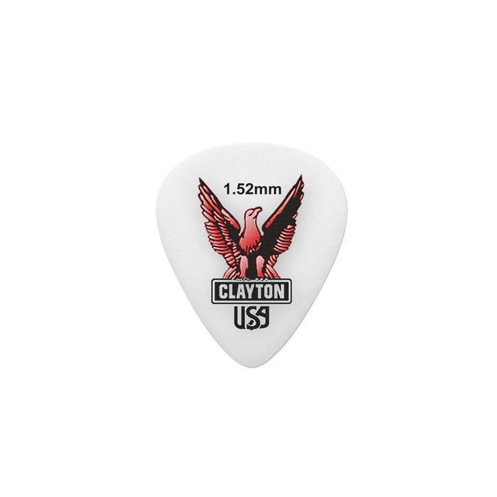 Clayton Acetal Eagle Standard Guitar Picks (1.52mm) - 12pk