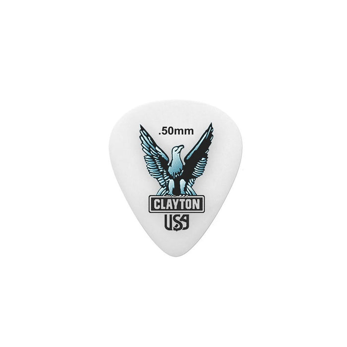 Clayton Acetal Eagle Standard Guitar Picks (0.50mm) - 12pk