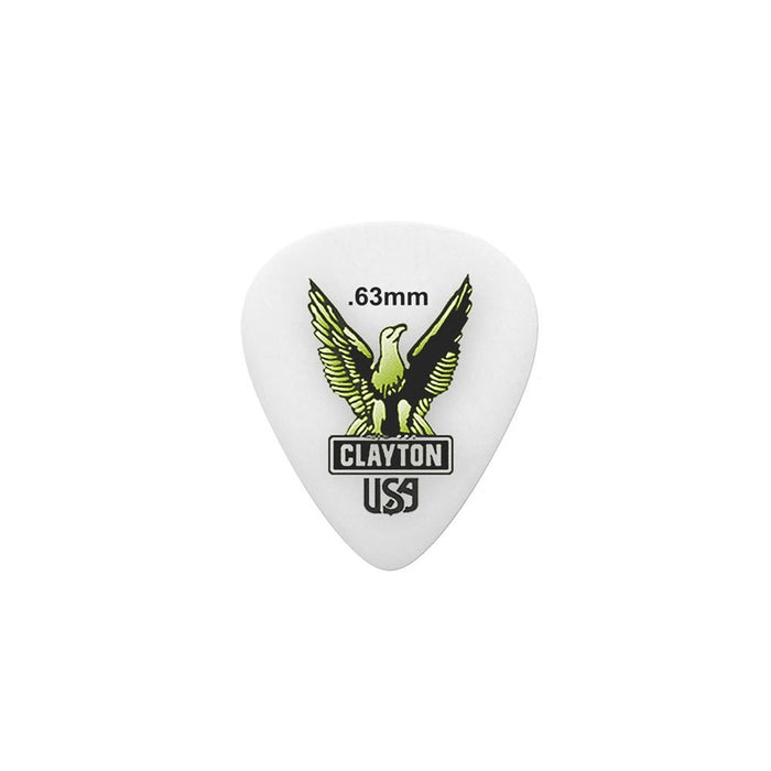 Clayton Acetal Eagle Standard Guitar Picks (0.63mm) - 12pk