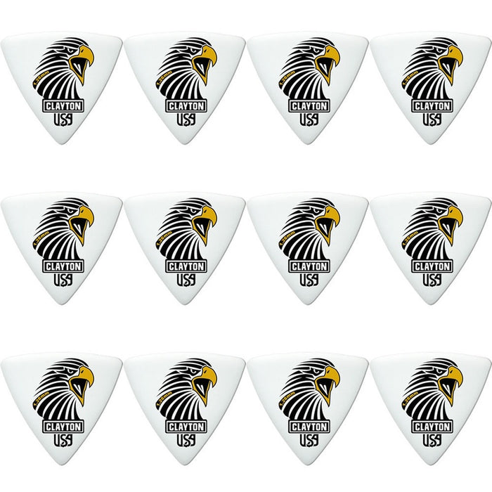 Clayton Acetal Eagle Sharp Triangle Guitar Picks (1.26mm) - 12pk