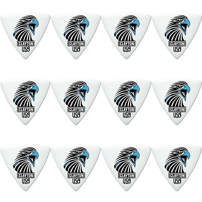 Clayton Acetal Eagle Sharp Triangle Guitar Picks (0.50mm) - 12pk