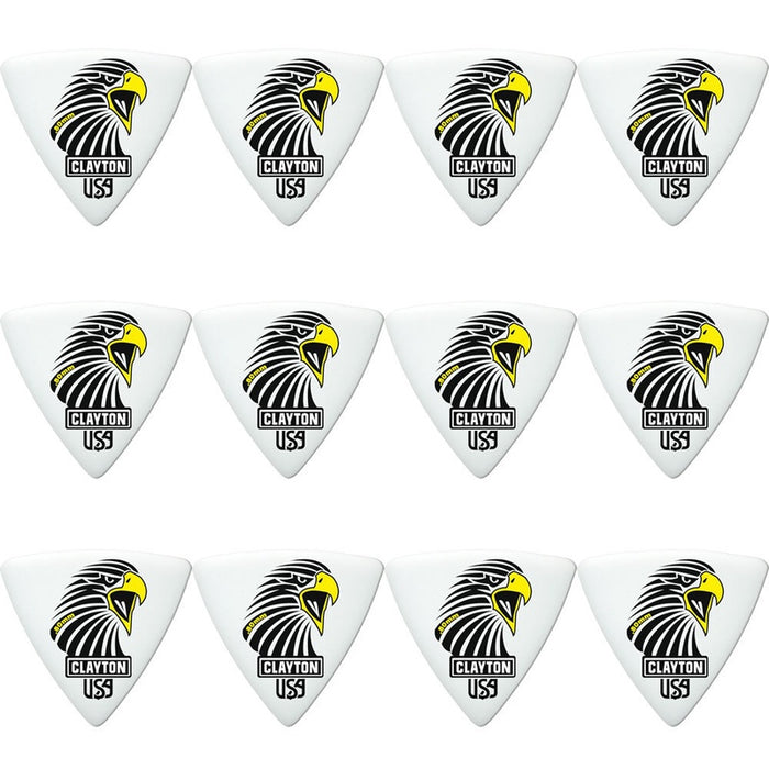 Clayton Acetal Eagle Sharp Triangle Guitar Picks (0.80mm) - 12pk