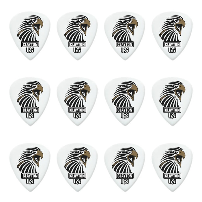 Clayton Acetal Eagle Sharp Standard Guitar Picks (1.00mm) - 12pk