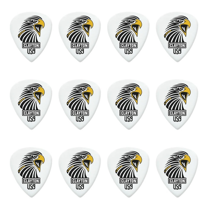 Clayton Acetal Eagle Sharp Standard Guitar Picks (1.26mm) - 12pk