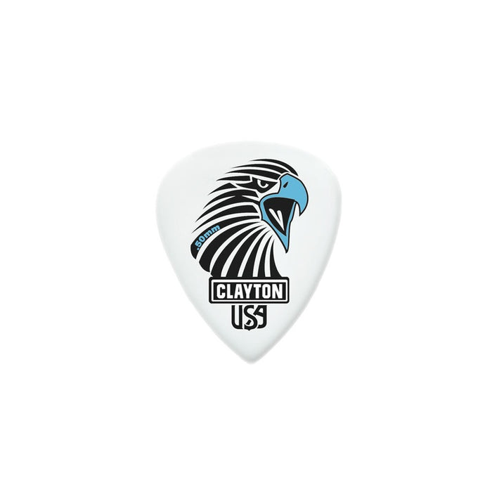 Clayton Acetal Eagle Sharp Standard Guitar Picks (0.50mm) - 12pk