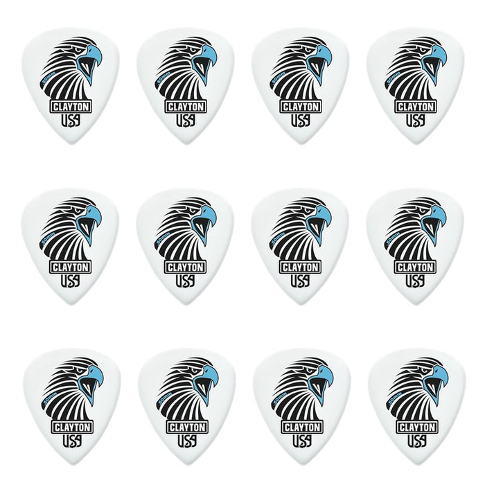 Clayton Acetal Eagle Sharp Standard Guitar Picks (0.50mm) - 12pk