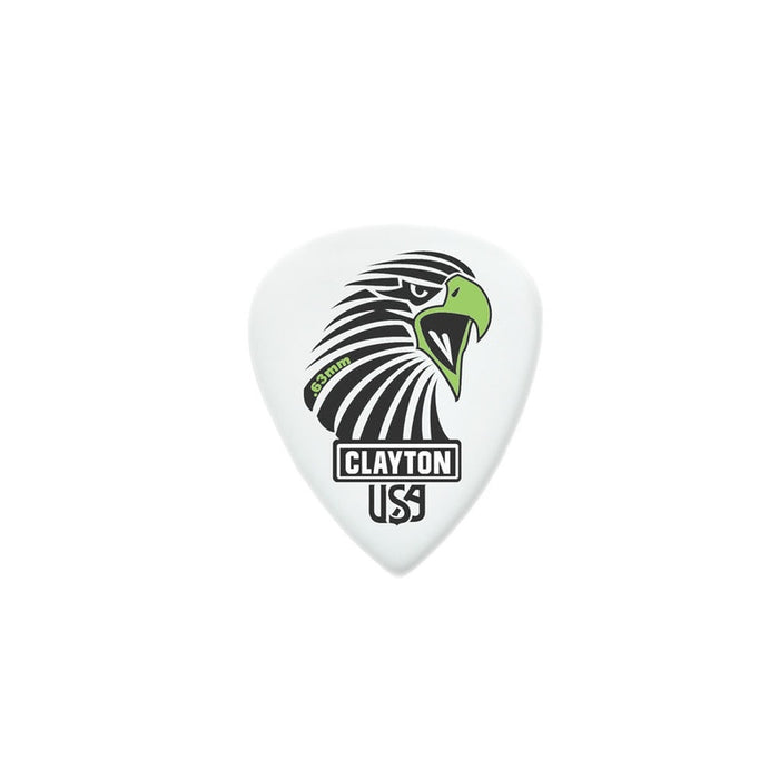 Clayton Acetal Eagle Sharp Standard Guitar Picks (0.63mm) - 12pk