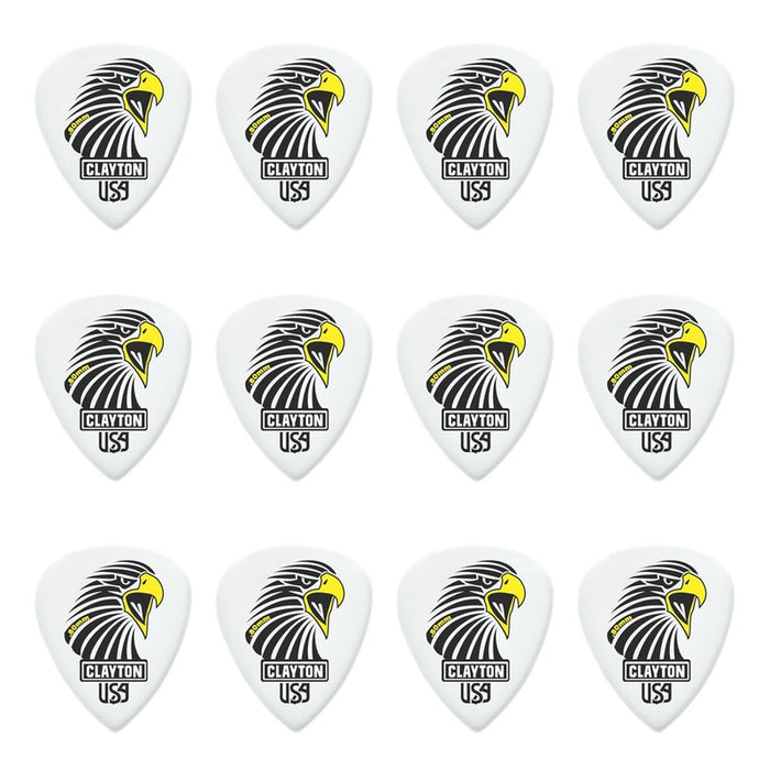 Clayton Acetal Eagle Sharp Standard Guitar Picks (0.80mm) - 12pk