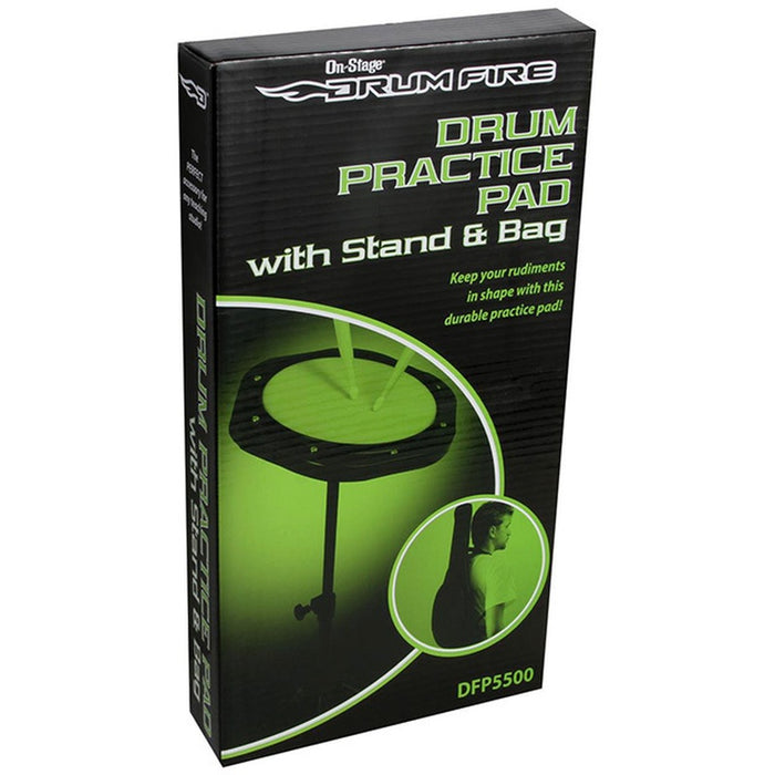 On-Stage Practice Pad Kit with 8" Pad, Stand & Bag