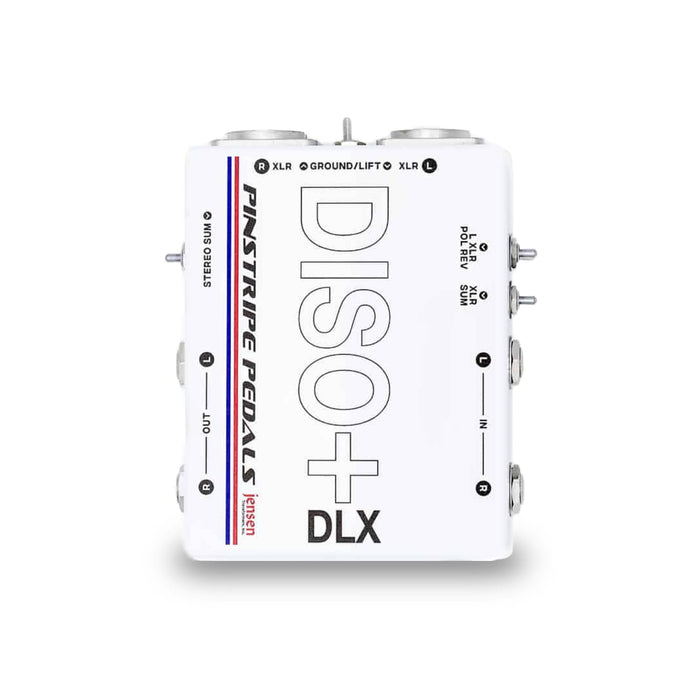 Pinstripe Pedals | DISO Plus DLX | w/ XLR Sum & Polarity Reverse | Dual / Stereo Isolator DI