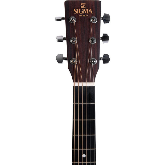 Sigma DMC-STE+ Dreadnought Cutway with Electronics