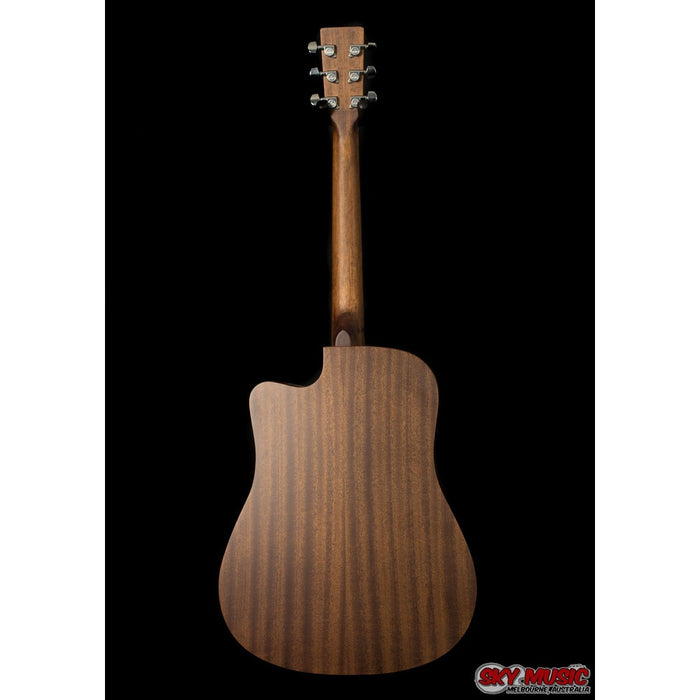 Sigma DMC-STE+ Dreadnought Cutway with Electronics