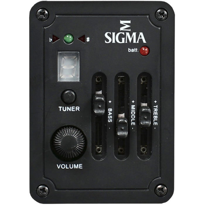 Sigma DMEL SE Series Dreadnought - Spruce/Mahogany + EQ Left Handed