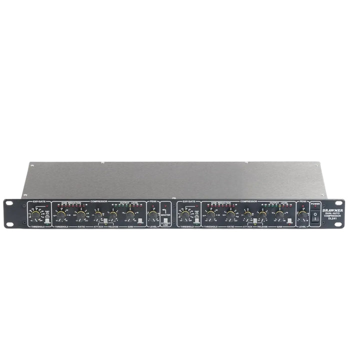 Drawmer DL241-XLR Dual Compressor/Limiter (Balanced XLR Inputs/Outputs)