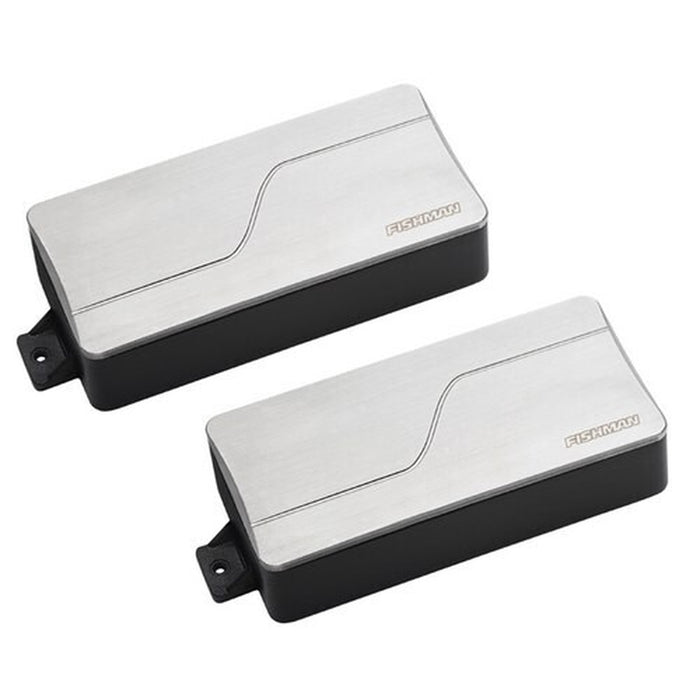 Fishman Fluence Modern Humbucker 7-String Pickup Set Brushed Stainless