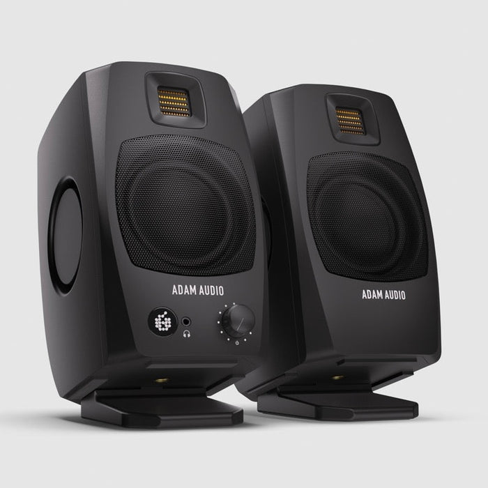 ADAM | D3V PAIR | Active Desktop Monitor Speakers | 2-Way w/ D-ART Tweeter, DSP & USB-C | Black