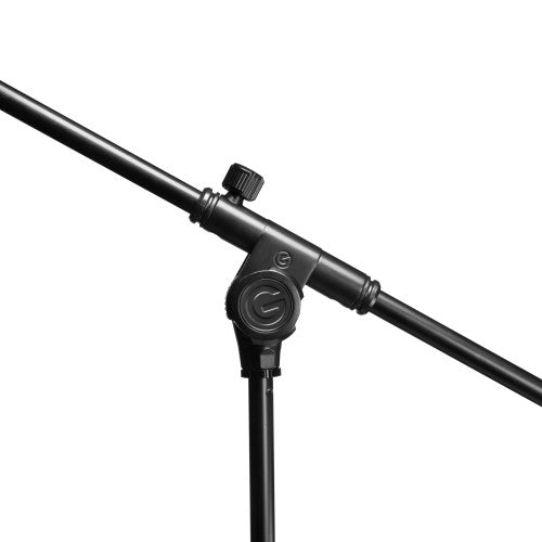 Gravity | TMS2222 | Touring Series | Short Microphone Stand | w/ Round Base & 2-Point Adjustment Telescoping Boom