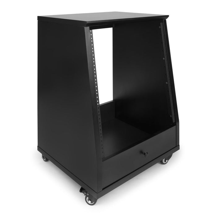 Gator | Elite Series | 12U Angled Studio Rack (Black)