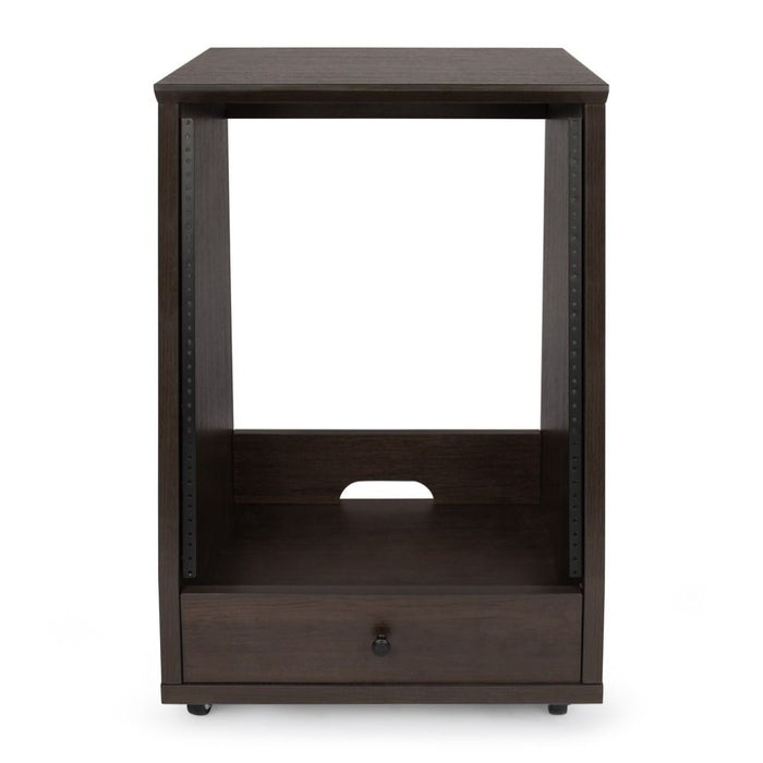 Gator | Elite Series | 12U Angled Studio Rack (Brown)